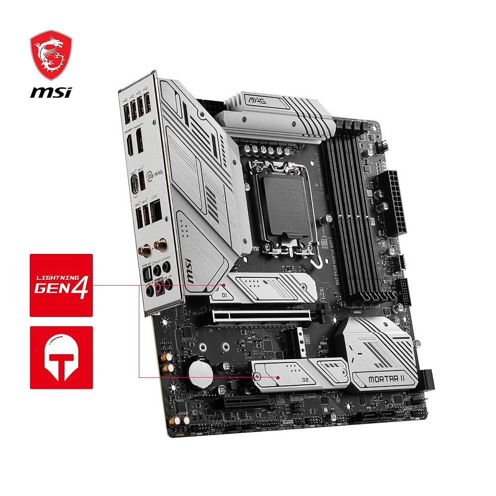 Amazon | MSI MAG B760M Mortar WiFi II マザーボード mATX - 第